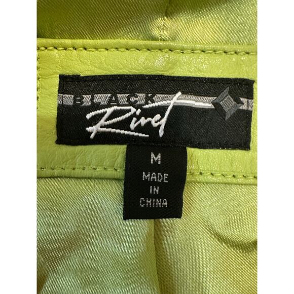 Genuine Leather Jacket in Lime Green – Women’s Medium - Picture 6 of 9